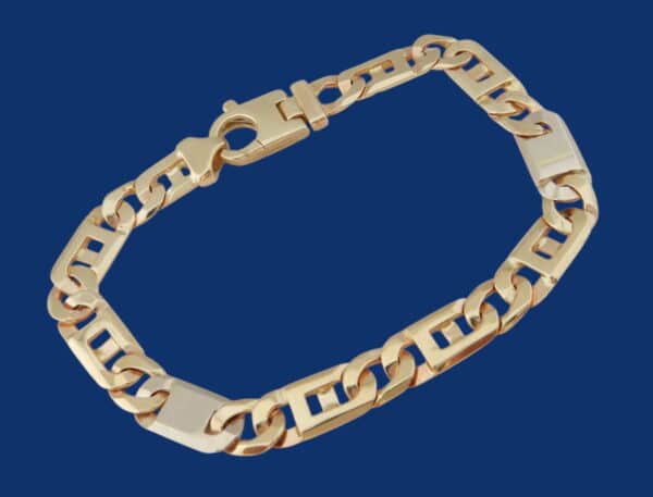 Zware brede 14 karaat Gouden Rolex Armband Rolexschakel
