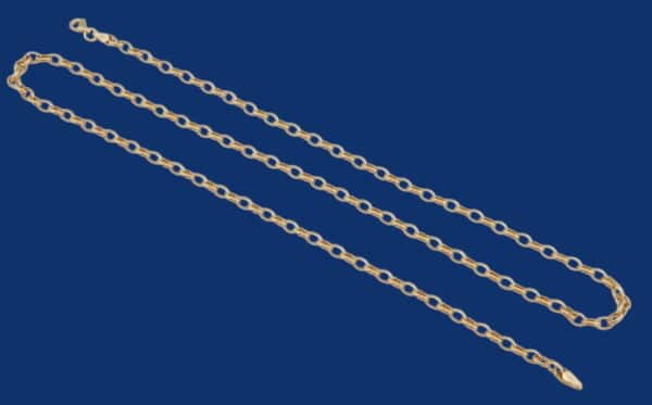 Lange 14 karaat Gouden Ketting in Jasseronschakel