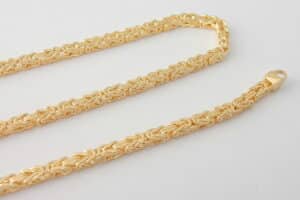 Zware 14 karaat Gouden Koningsketting Ketting Koningsschakel