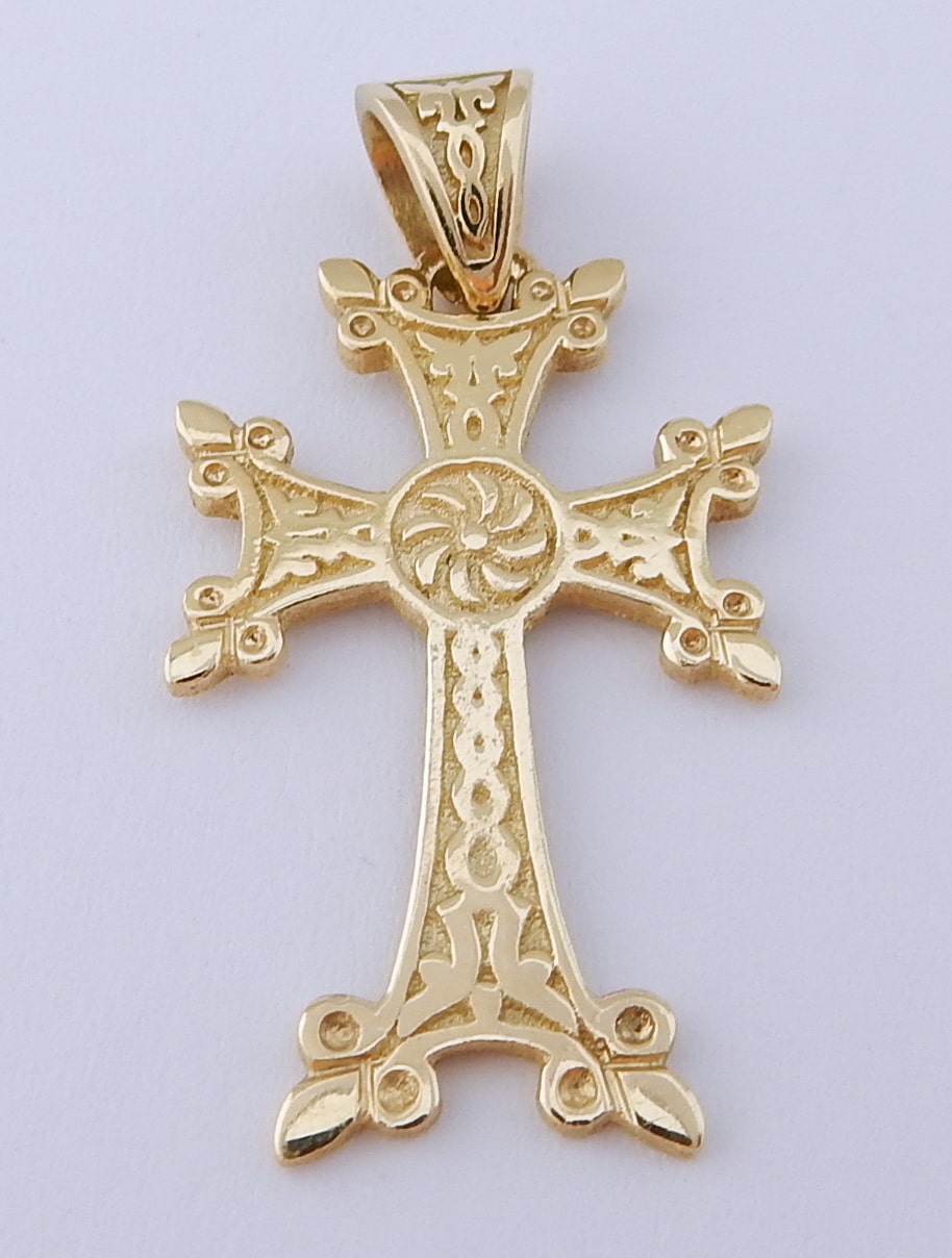 14 karaat Gouden Kruisje - Hanger